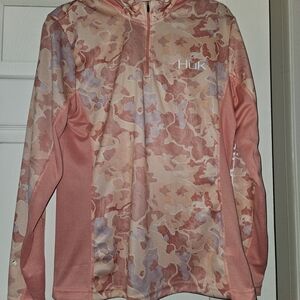 Huk Pink Camo Hoodie